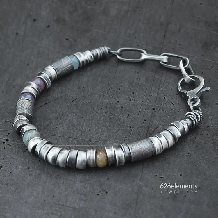 Sapphire Sterling Silver Bracelet