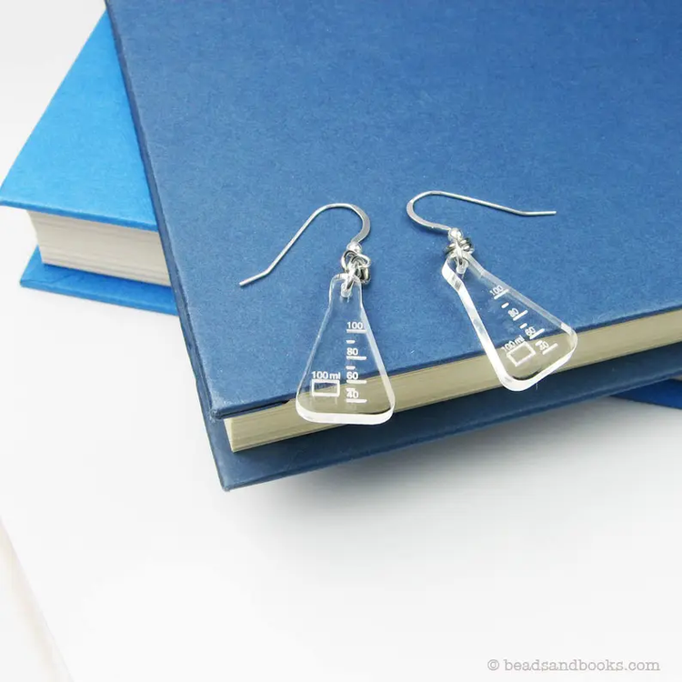 Science Flask Earrings