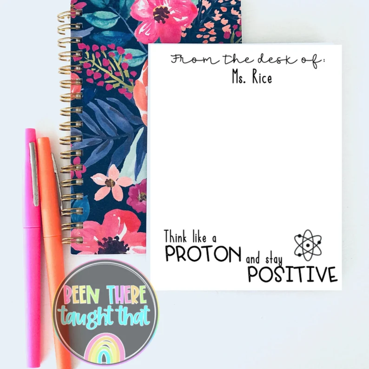 Science Teacher Notepad