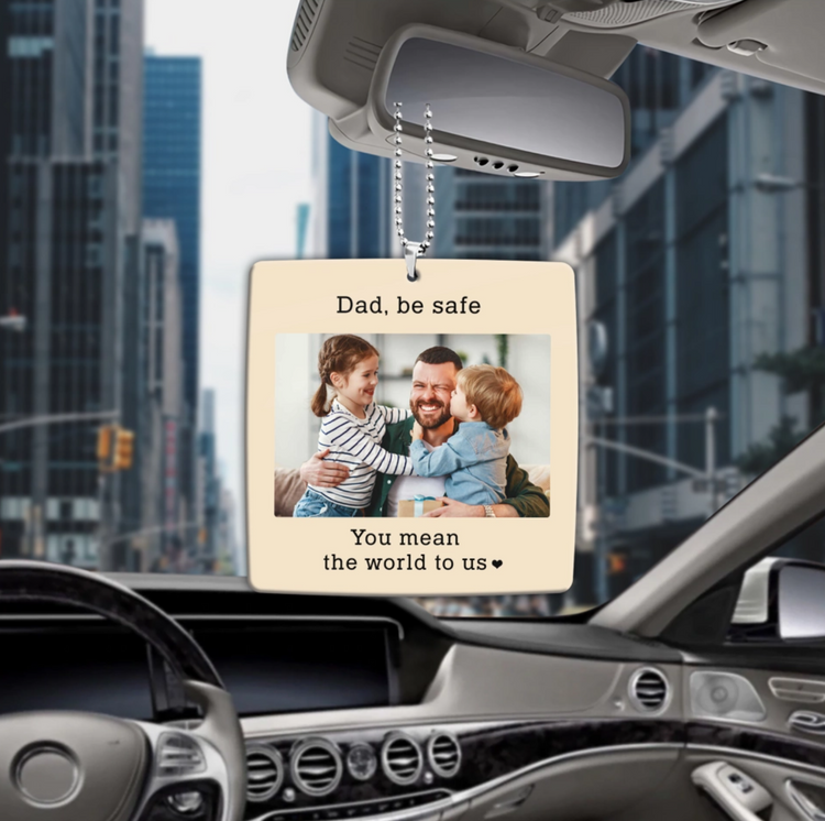 Personalized Upload Photo Car Ornament