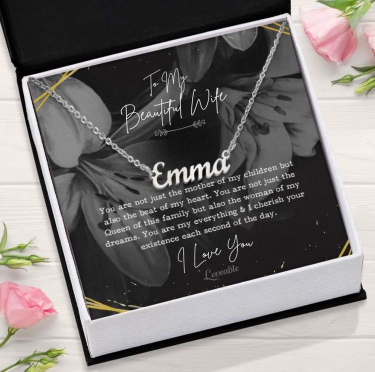 Birthday Necklace for Wife