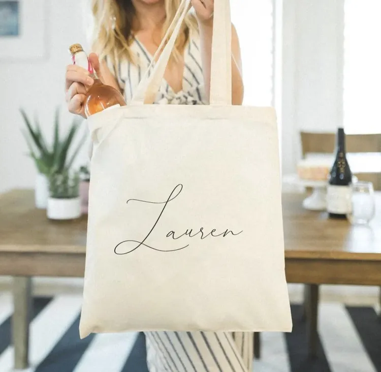 Script Tote Bag