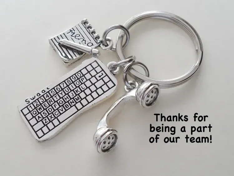 Secretary Gift Keychain