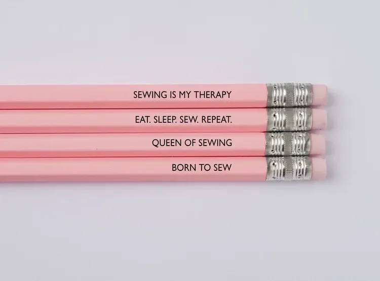 Sewing Quote Pencils