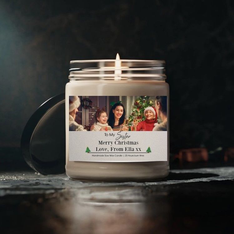 Personalized Scented Candle With 3 Scents