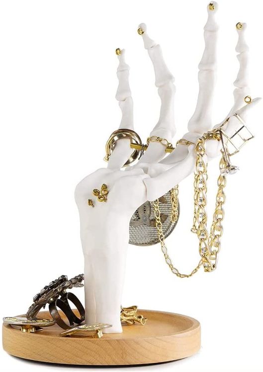 Skeleton Hand Ring Holder