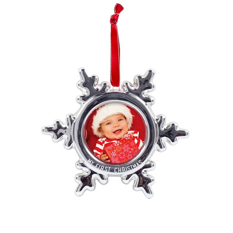 Snowflake Photo Ornament