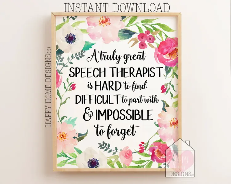 Speech Therapist Gift