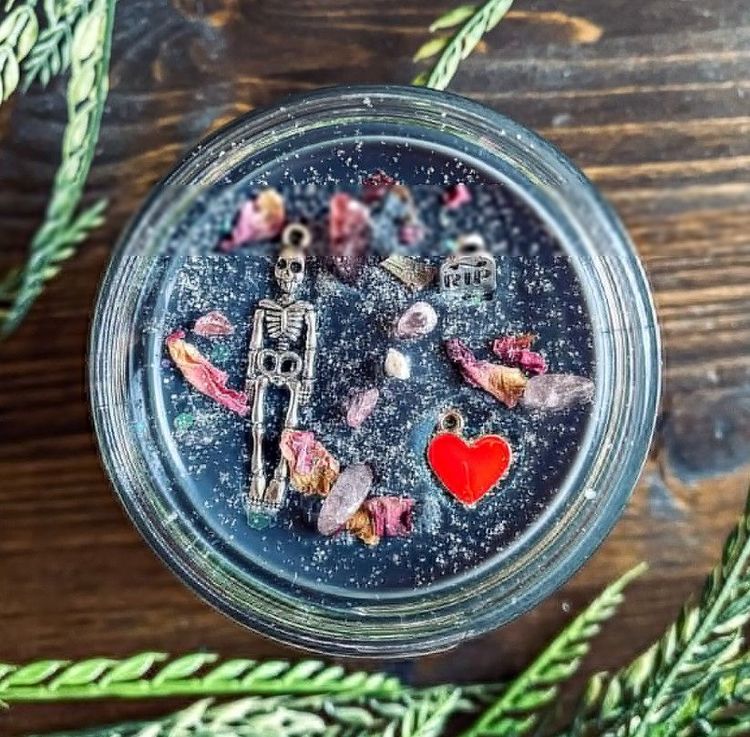 Spooky Valentine Candle