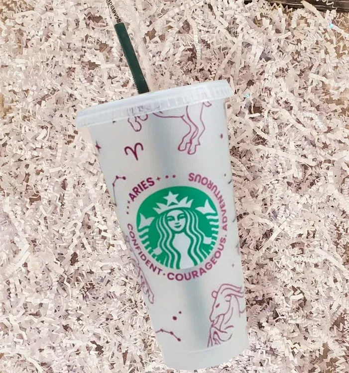 Star Sign Starbucks Cup