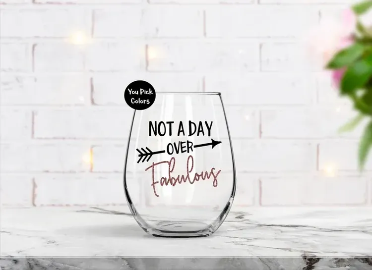 Stemless Wine Glass