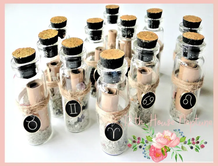 Zodiac Signs Message Bottle