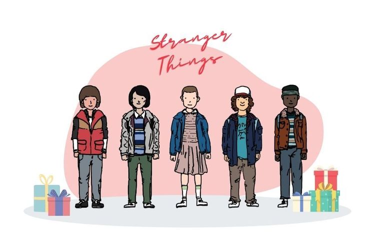 Poster Stranger Things - One-Sheet Season 2 | Wall Art, Gifts & Merchandise  