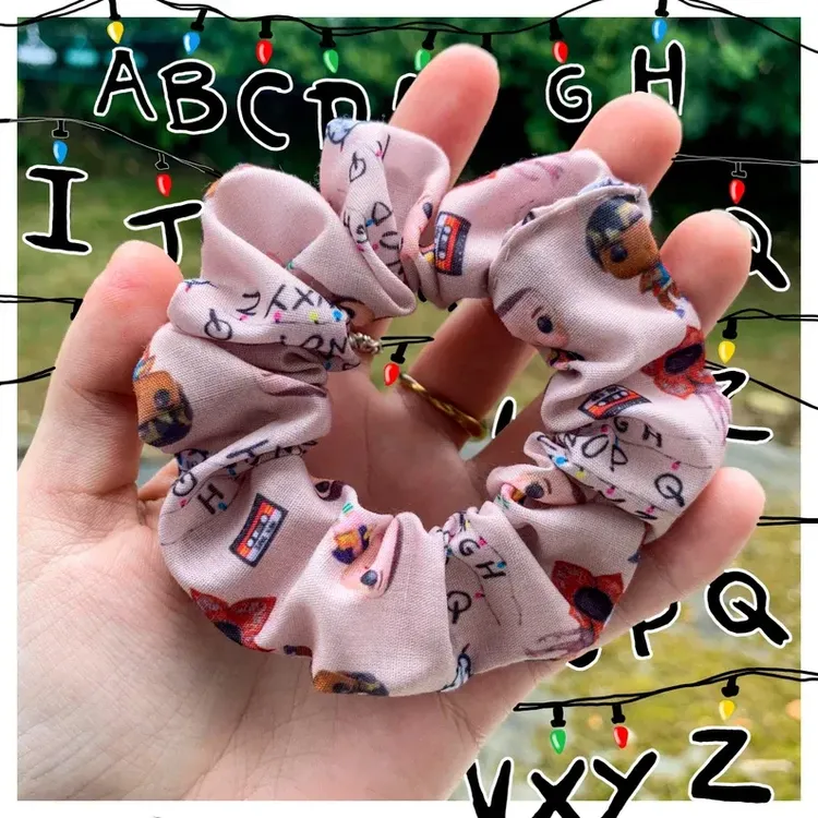 Stranger Things Themed Scrunchie