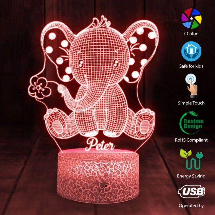 Elephant Gifts for Women Decorations for Home 3D Crystal Elephant Decor  Stuff