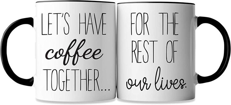 Couples Travel Mug-couples Tumbler couples Mug-2 Pack Set-funny Lover Mug-lovers  Travel Mug-lover Tumbler-coffee and Donut, Better Together 