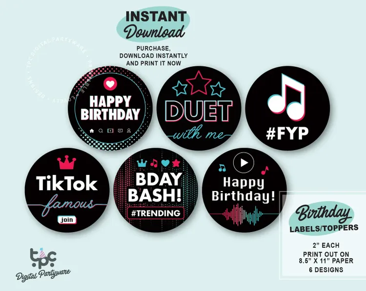 Tiktok Stuff Birthdays, Childrens Birthday Tiktok