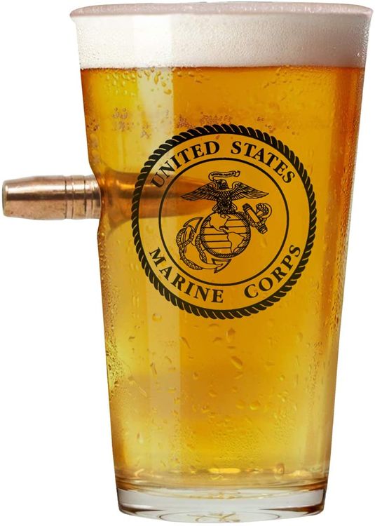 USMC Pint Glass