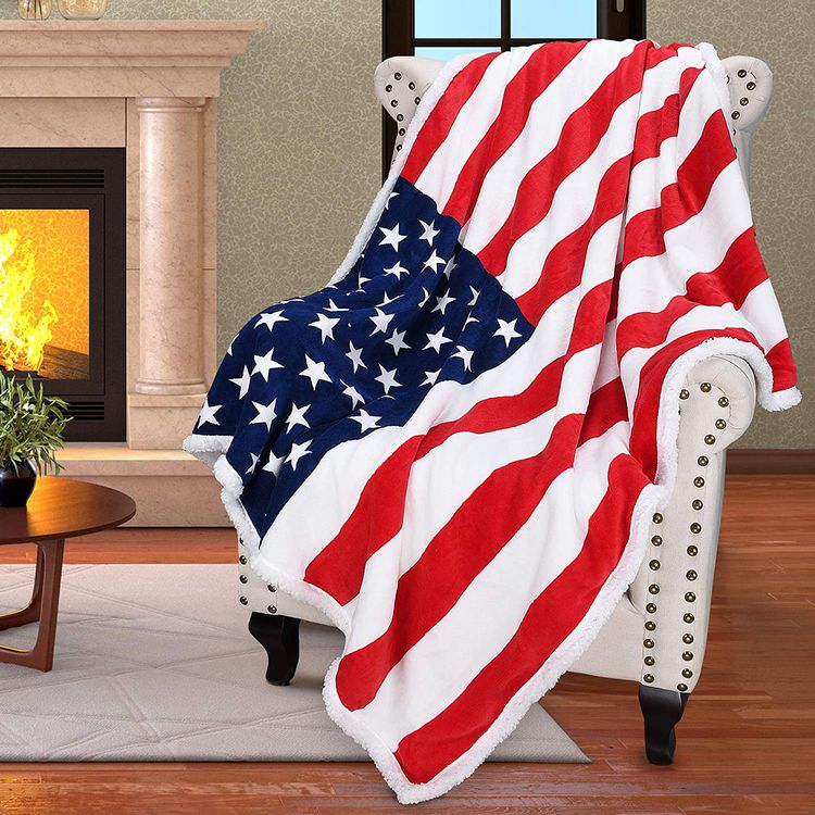 US Flag Blanket
