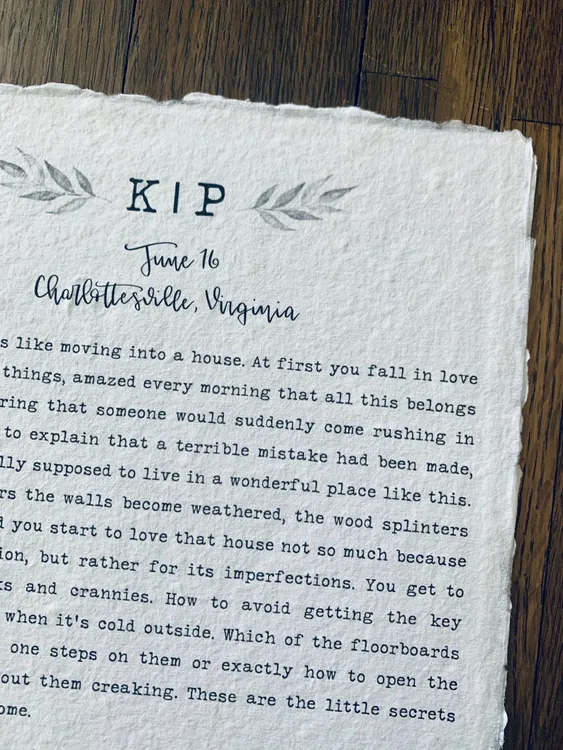 Wedding Vows Cotton