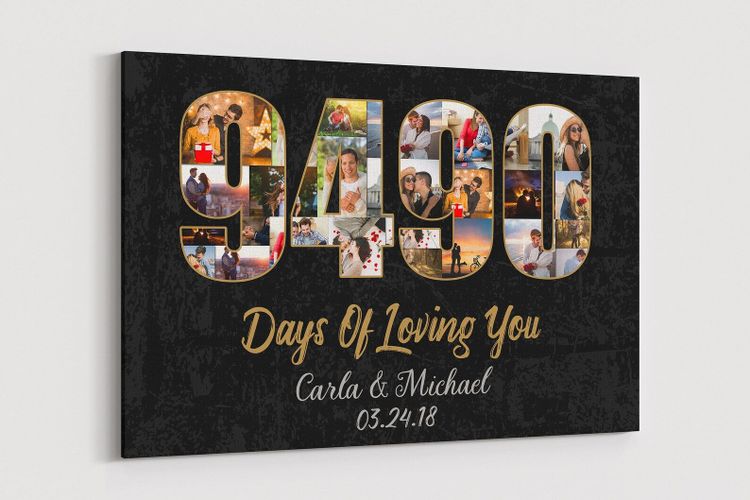 Wedding photo collage