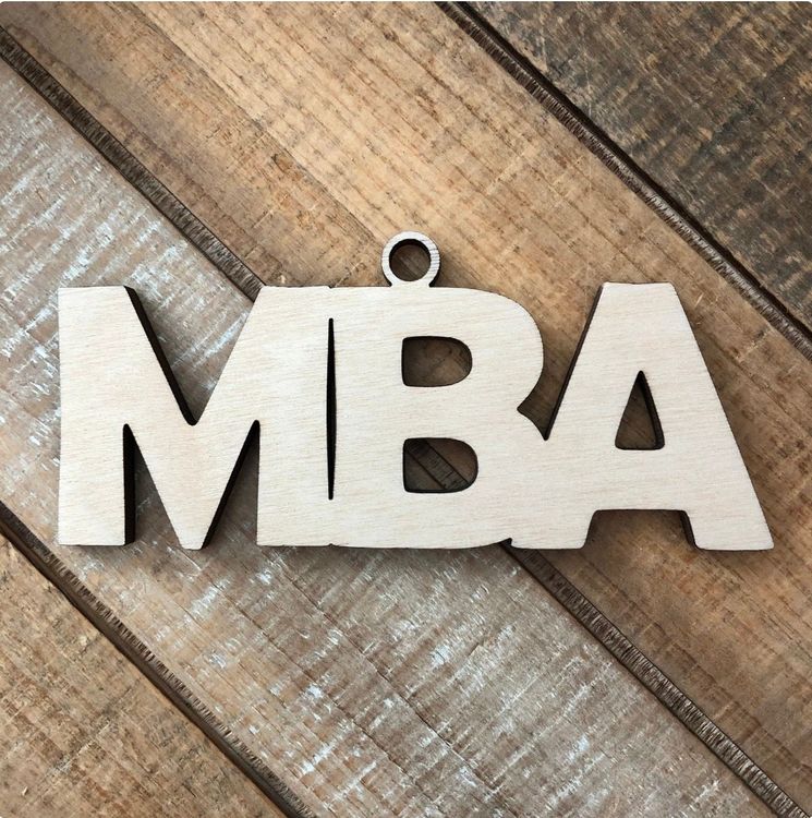 Wood MBA Ornament