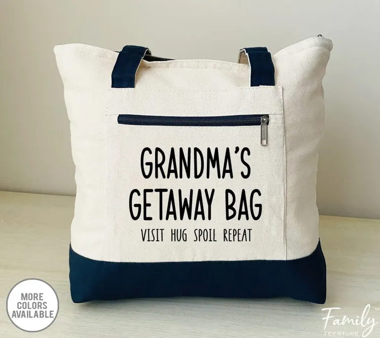 Zippered Tote Bag