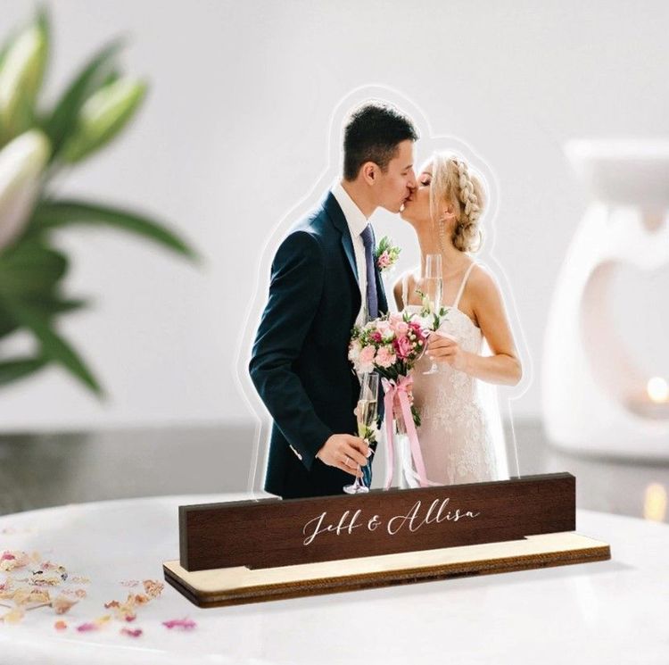 Unique Anniversary Potrait Acrylic Plaque for Him