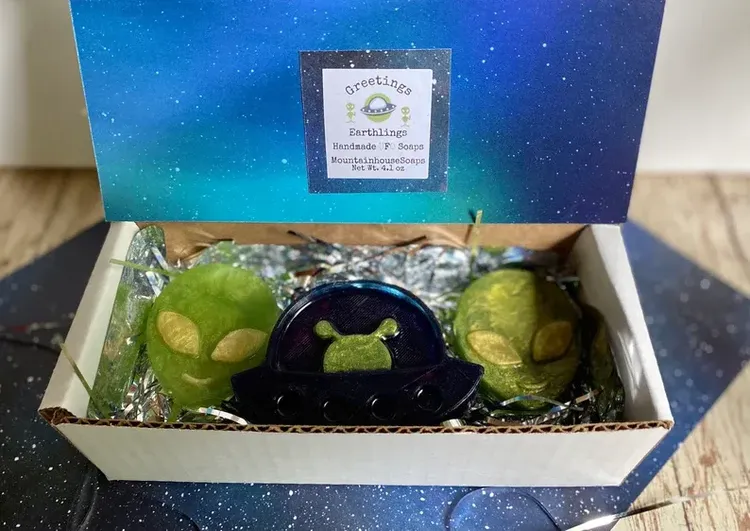 Alien UFO Soap