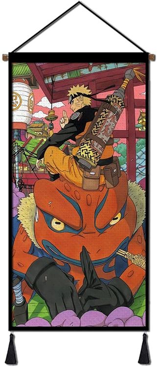  Naruto: Naruto with Kunai Knife Anime Wall Scroll: Prints:  Posters & Prints