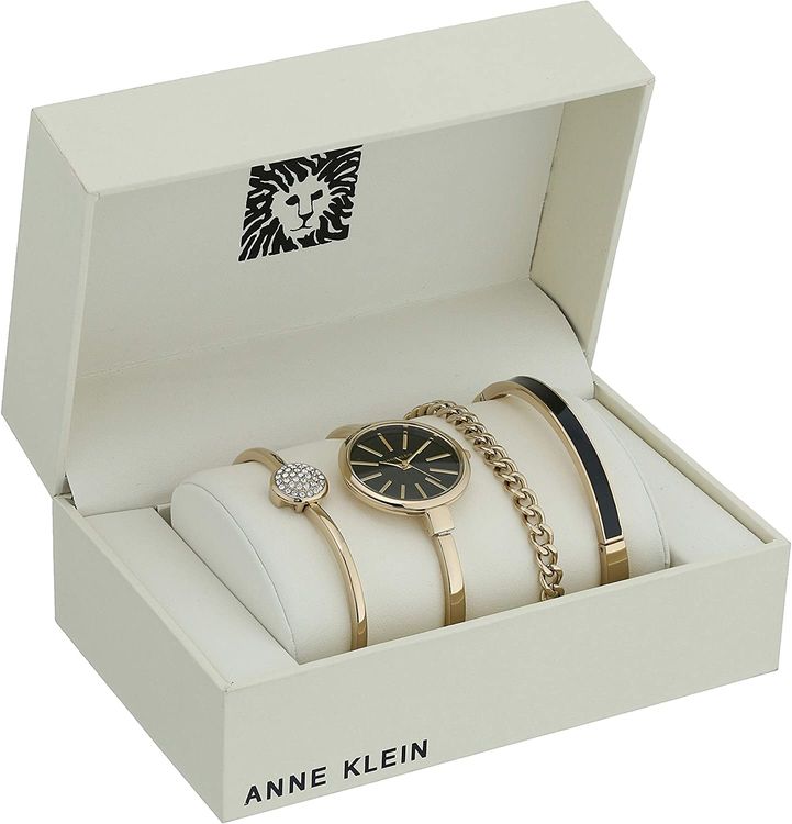 Anne Klein Women’s Bangle Watch and Bracelet Set