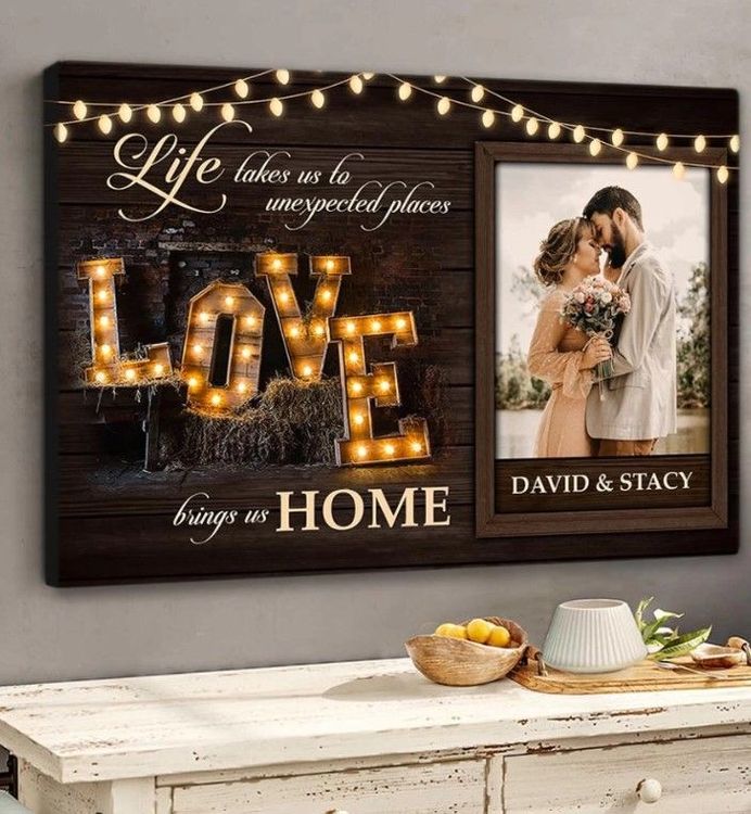 Life Takes Us To Unexpected Places Wall Art Home Decor