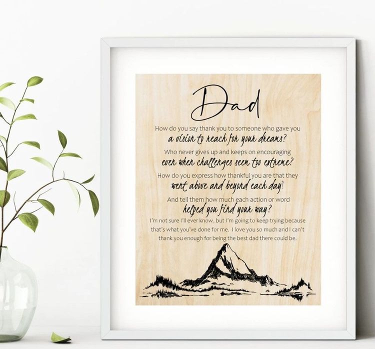 Maple Wood Frame Art