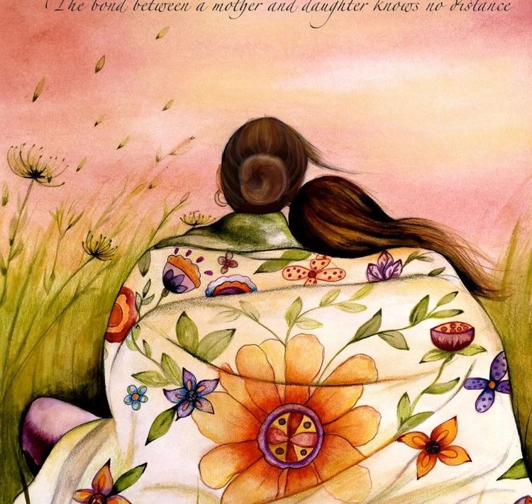 Mother and Daughter Art Print