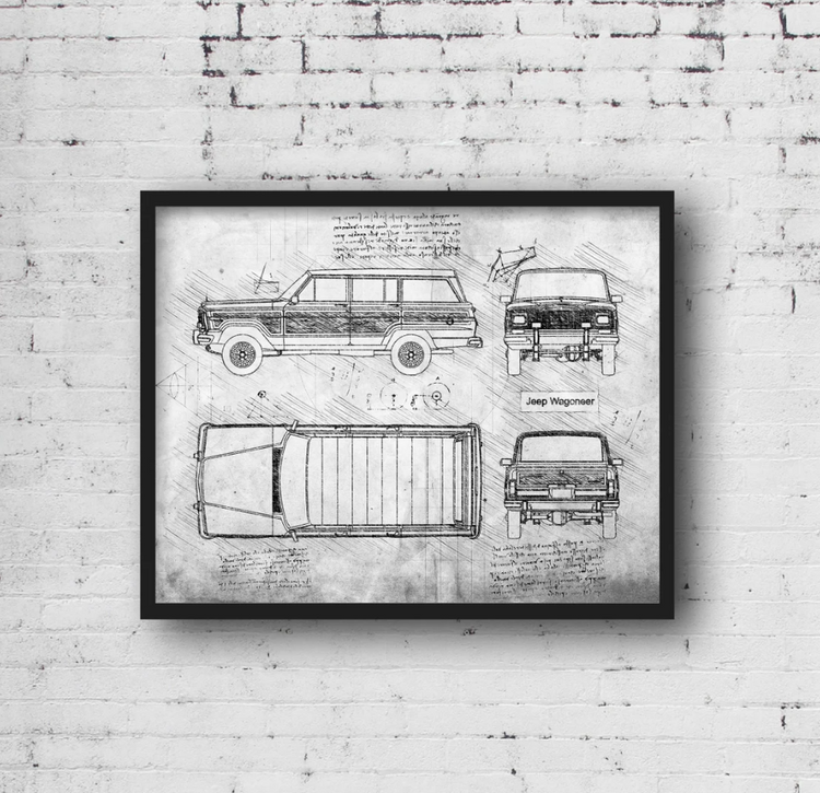 Da Vinci Sketch Art Print