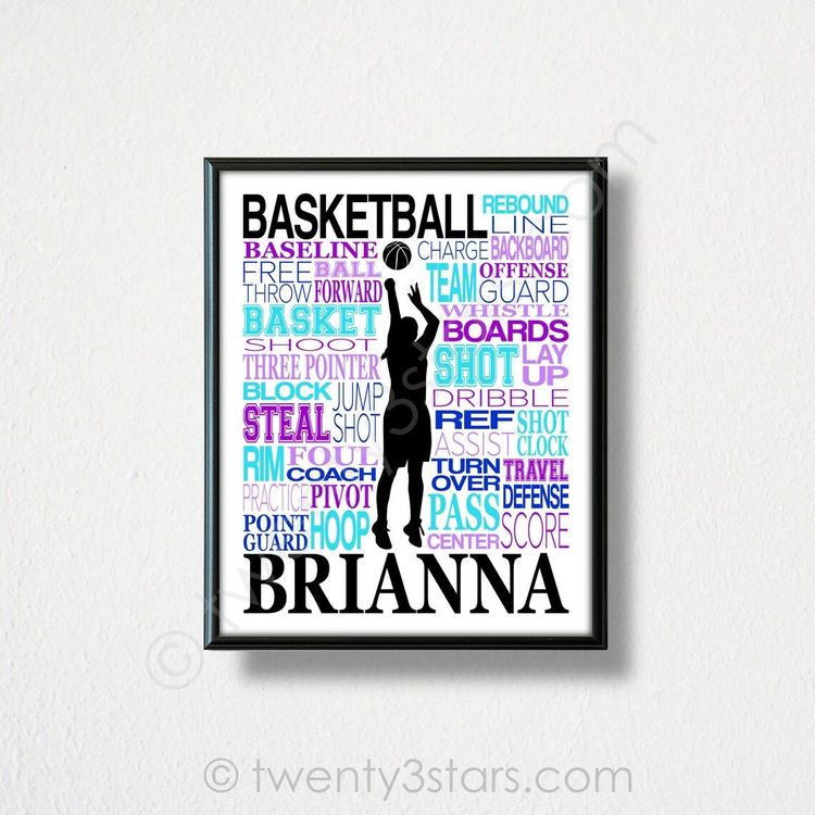 Girl’s Basketball Poster