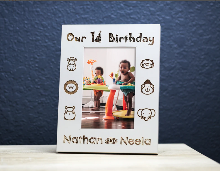 TWINS Birthday Frame