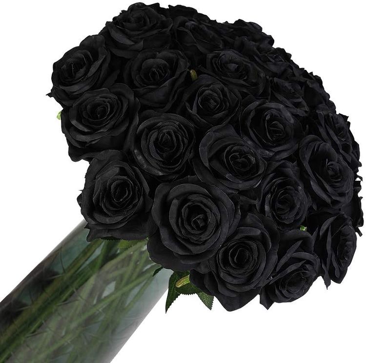 Artificial Black Roses