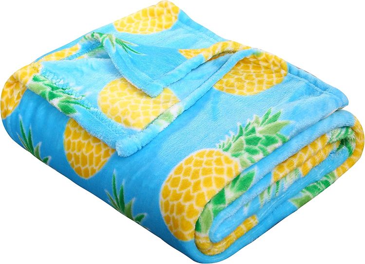 Summertime Fleece Throw Blanket
