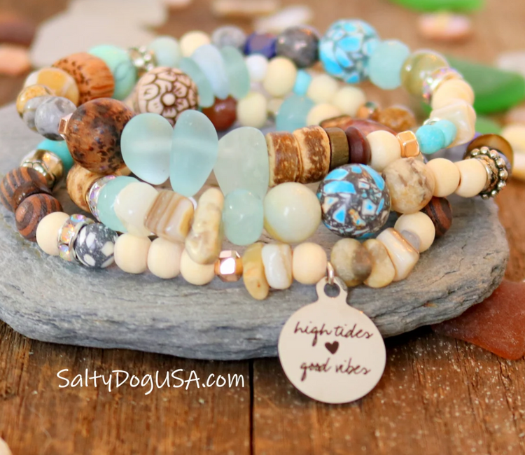 Woman’s Beachy Boho Charm Bracelet
