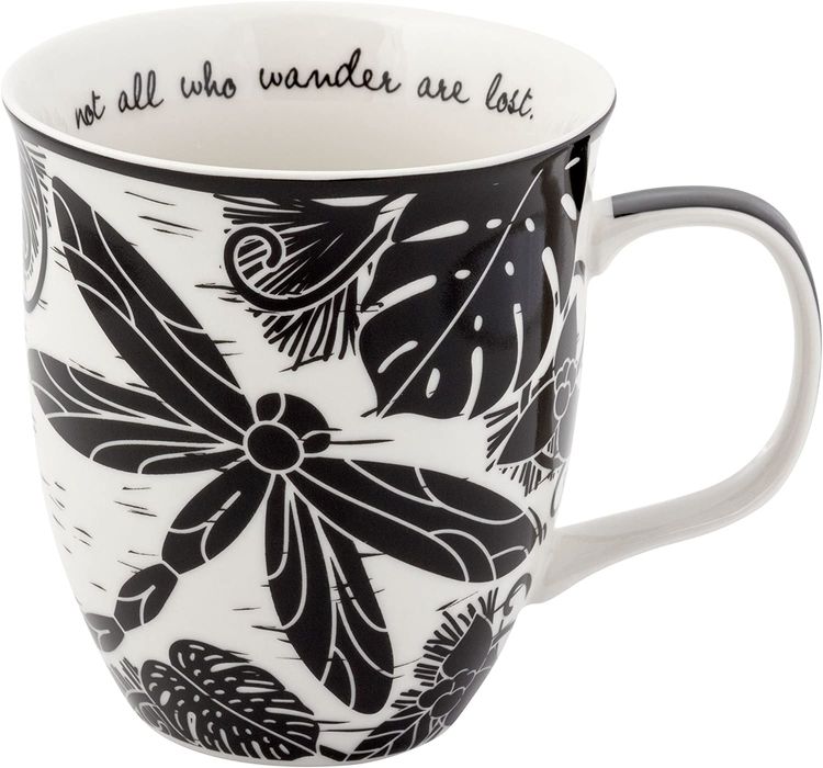 Karma Black and White BOHO Mug