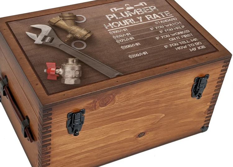 Plumber Keepsake Box