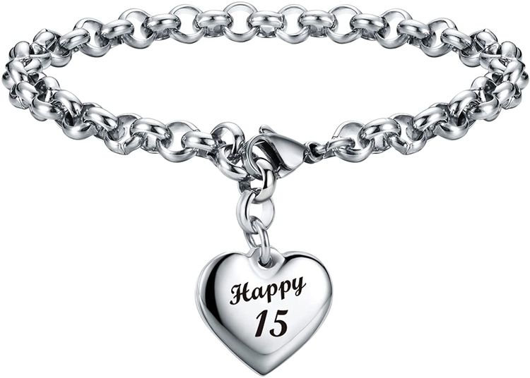 Heart Charm Bracelet