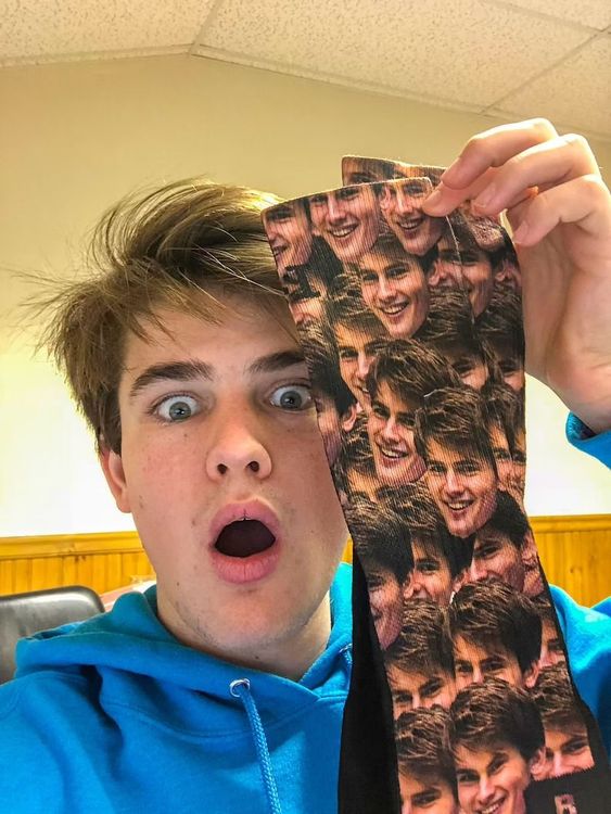 Funny Custom Face Socks