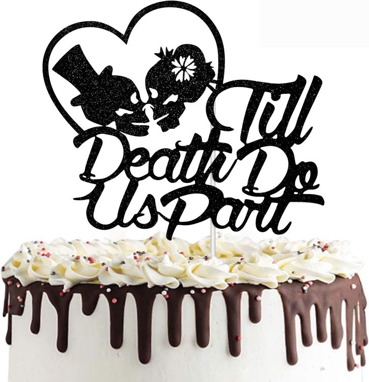 Till Death Do Us Part Wedding Cake Topper