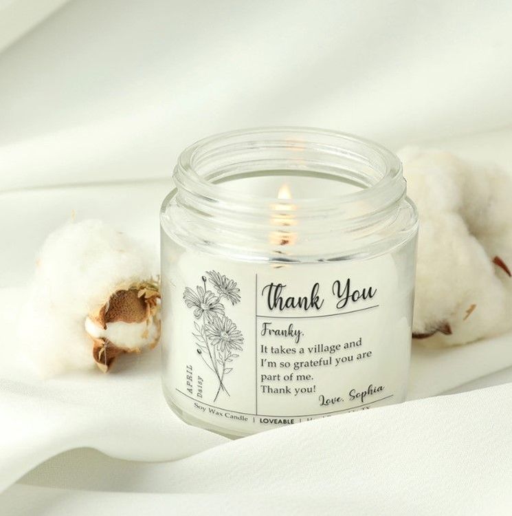 Special I’m Grateful You Are Part Of Me Scented Candle