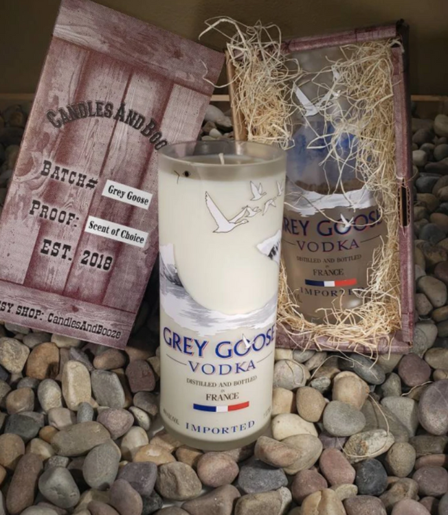 Grey Goose Vodka Candle