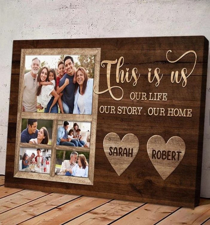 60th Anniversary This Is Us Our Life Our Story Our Home Canvas