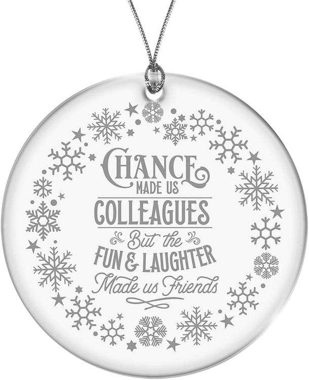 Chance Made Us Colleagues Ornament