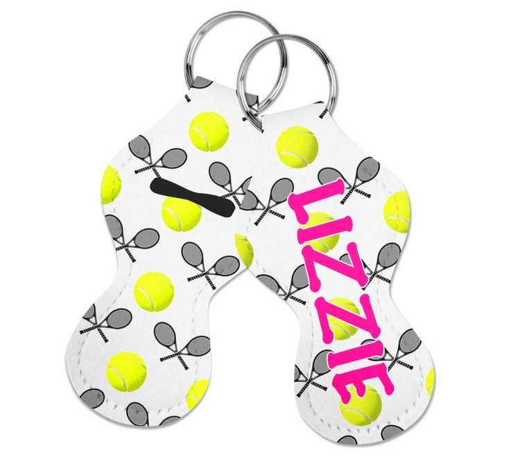 Personalized Tennis Chapstick Holder